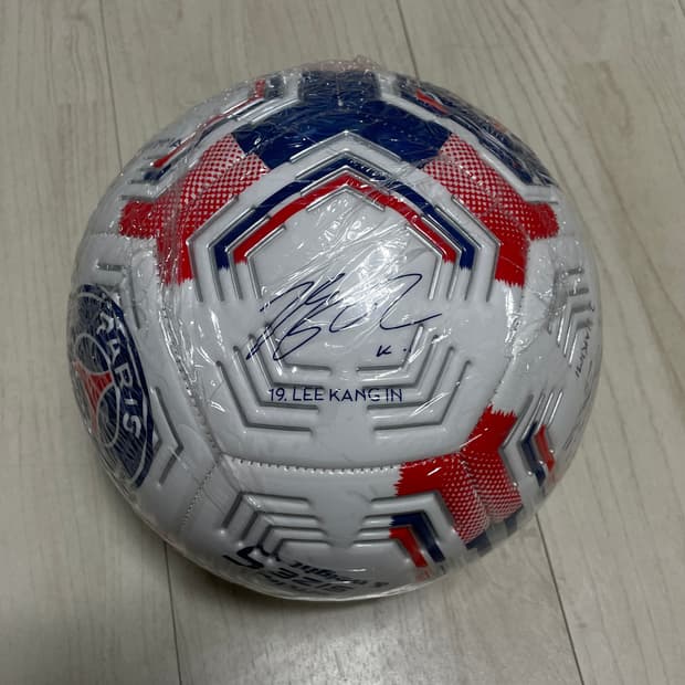 psg 우승 사인볼, psg 다용도 공 가방