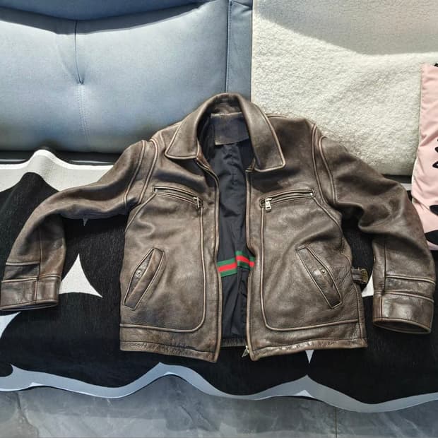 헤비 카우하이드 ’하드보일드‘ 레더 자켓