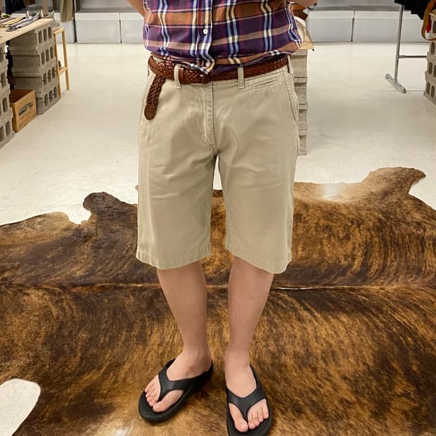 BEAMS half chino pants 빔즈 하프 치노팬츠