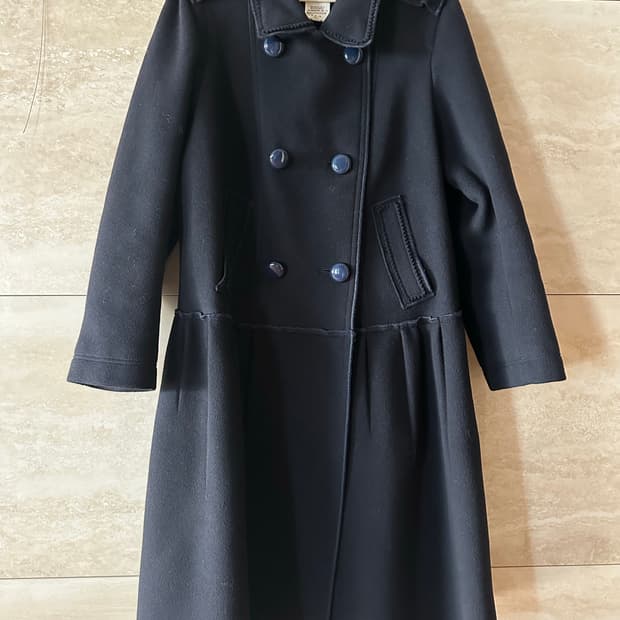 소냐리키엘 네이비 울코트