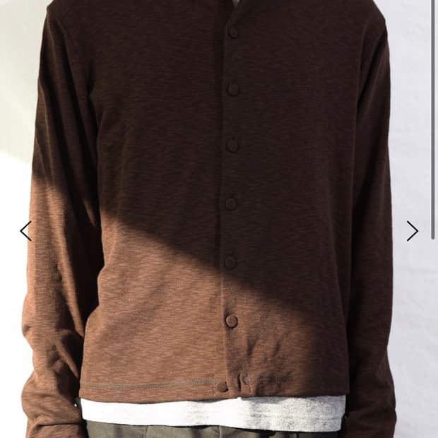 Les Henn 가디건 브라운 1사이즈