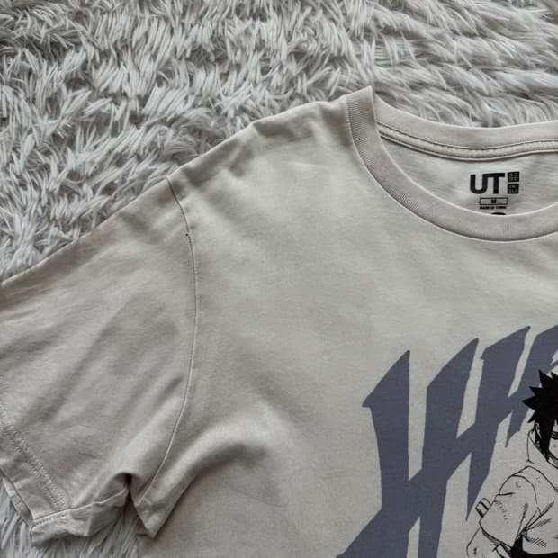 NARUTO 일본빈티지 반팔 사스케 반팔 애니반팔 프린팅반팔 M 90