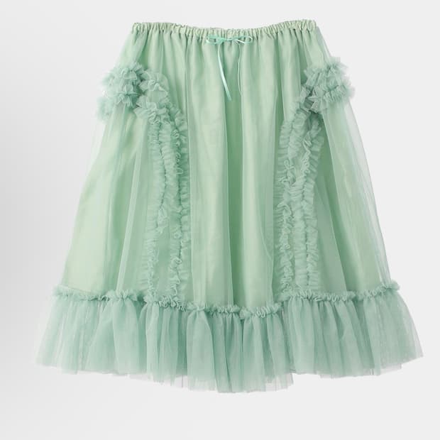 [생긴스튜디오] Banding ruffle sha skirt 🍥🕊️