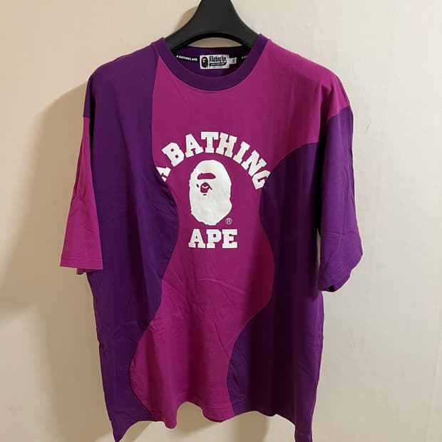 [2XL] A Bathing Ape 베이프 퍼플 반팔