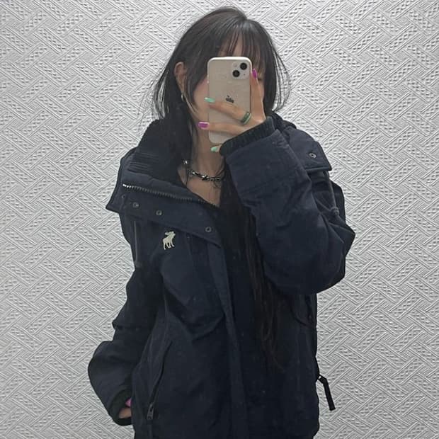 아베크롬비 캐주얼 약기모 바람막이 야상자켓  XL C07078