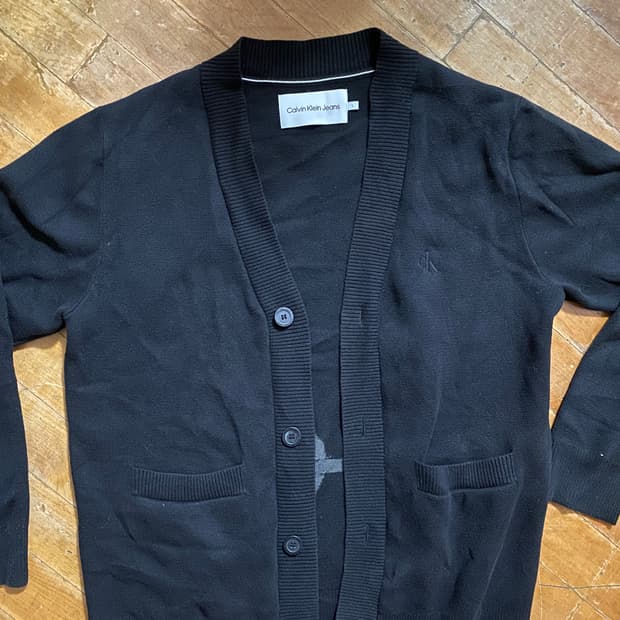Calvin Klein Jeans 블랙 가디건 L (105)