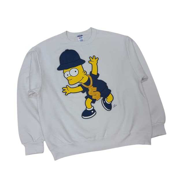 '90s Vintage Simpsons Hip-Hop Sweatshirt