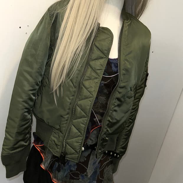 패딩)y2k 알파인더스트리 ma-1 (우먼) M  리버시블