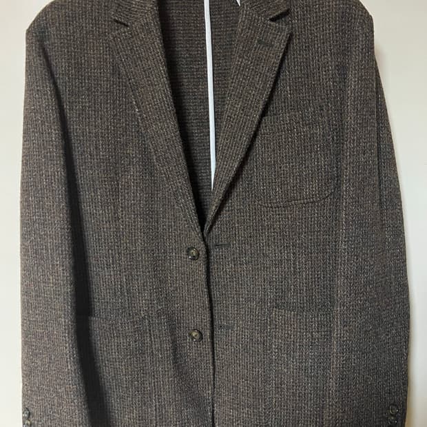 헨리코튼 해리스트위드 자켓 105