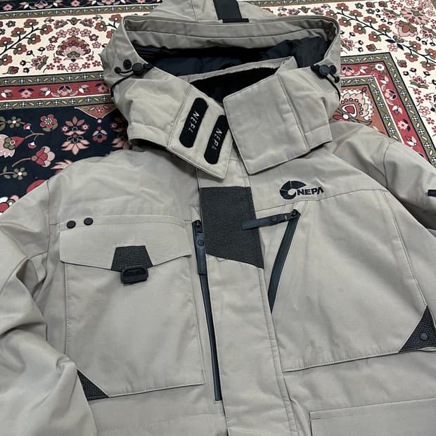 네파 구스다운 후드 패딩 점퍼 XL/105