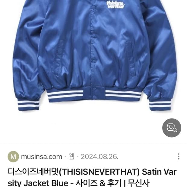디스이즈네버뎃 바시티 블루