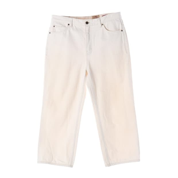 리넥츠 테일러드 레귤러 데님 팬츠 크림 4