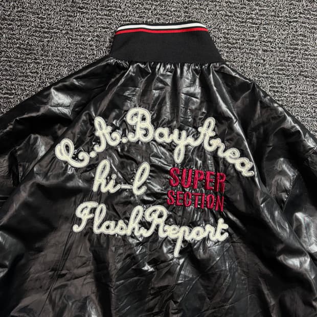 FRANKLYN 빅로고 글로시 바시티 바람막이 자켓 2581