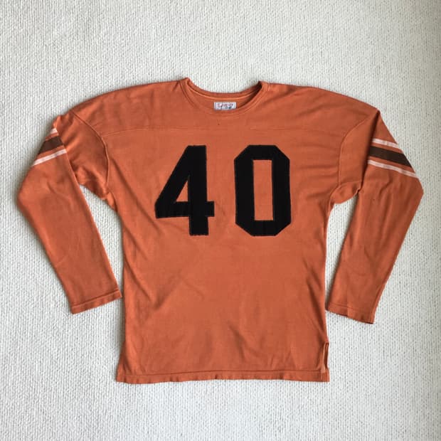 Joe mccoy 조맥코이 레이온 풋볼 티셔츠 오렌지