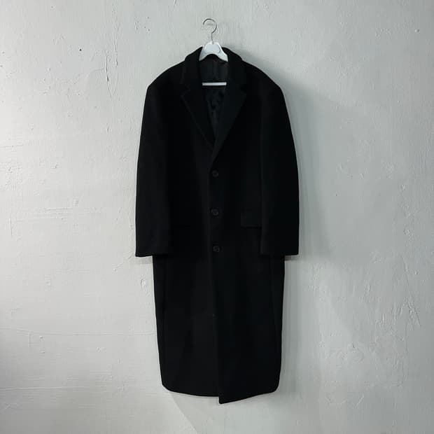 무신사 캐시미어혼방 롱코트 M