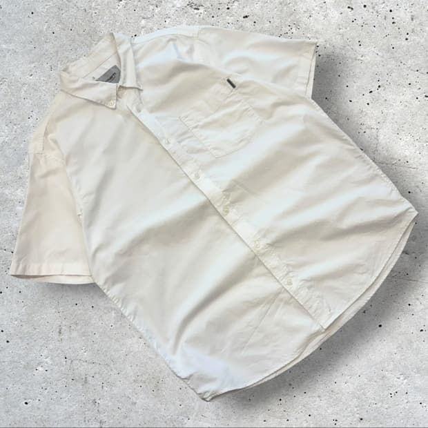 [XL] 칼하트 WIP 반팔 셔츠 화이트 E323