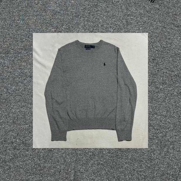 폴로랄프로렌 그레이 니트