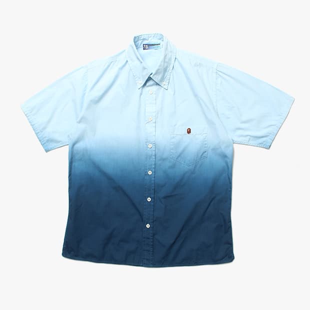  BAPE "Blue Half Shirts"