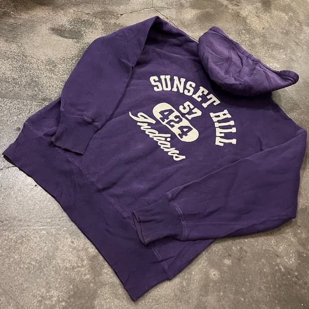 조맥코이 Ballpark Letter Hoodie