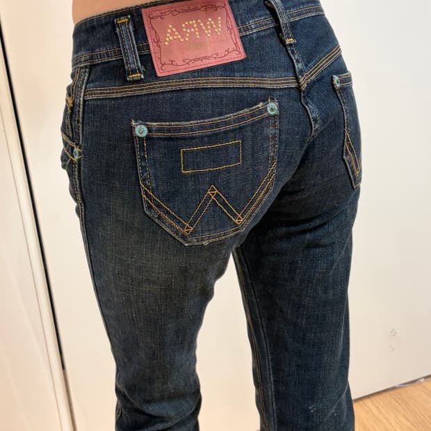 랭글러 wrangler 로우라이즈 데님