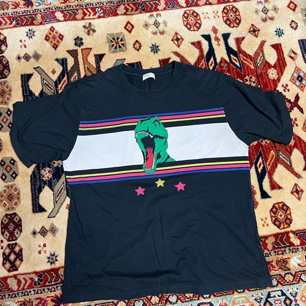 생로랑 티셔츠 Saint Laurent T-Rex Dinosaur 