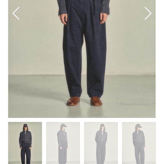 아트이프액츠 포켓 온 턱팬츠 블랙