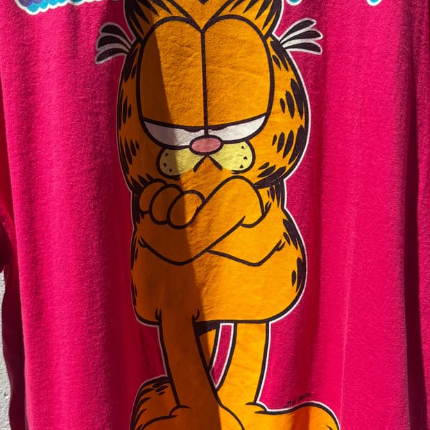 90's 오리지널 정품 싱글스티치 가필드 오버핏 티셔츠