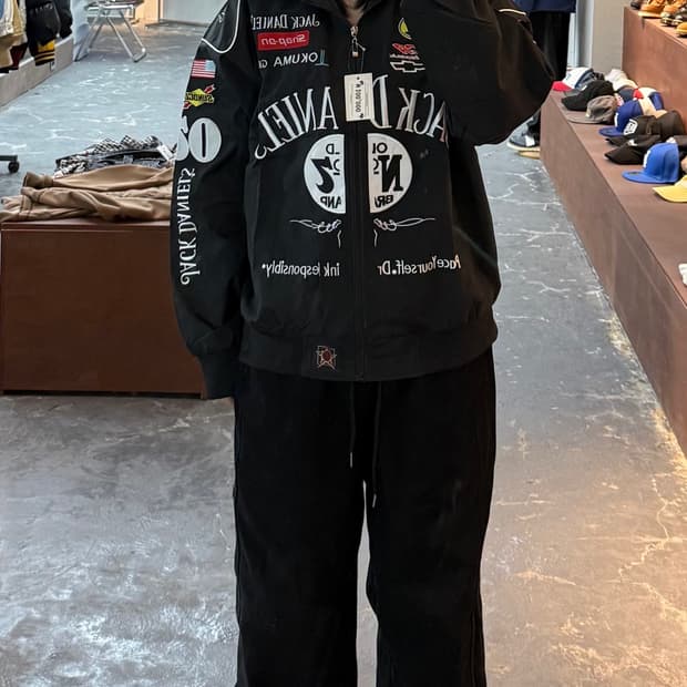 빈티지 버드와이저 빅로고 레이싱 재킷 H1320