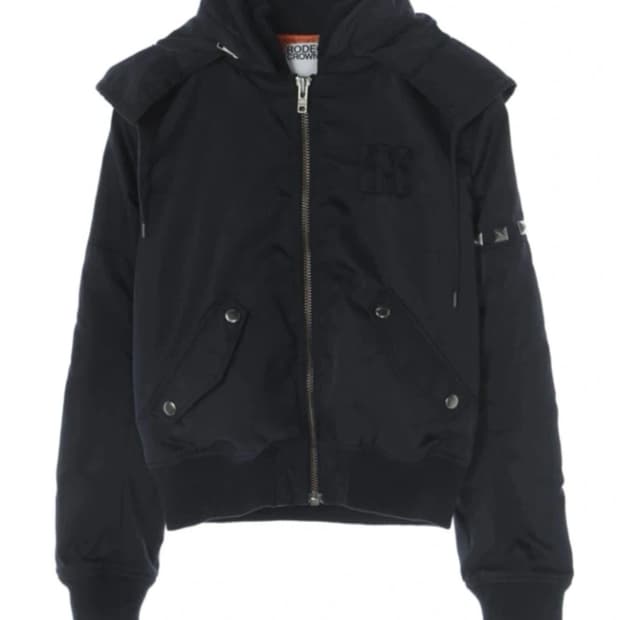 피조물빈티지 후드 숏패딩 빈티지 패딩