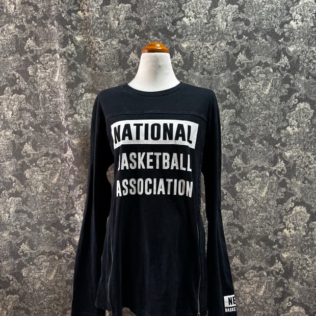 nba 프린팅 지퍼 롱슬리브 