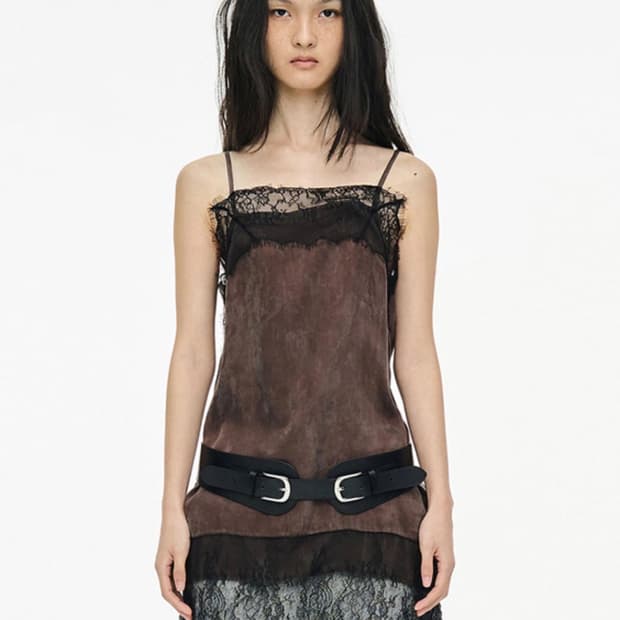 세릭 레이스 슬립 드레스 원피스