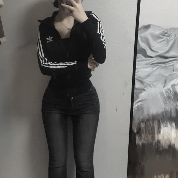 아디다스 크롭 져지