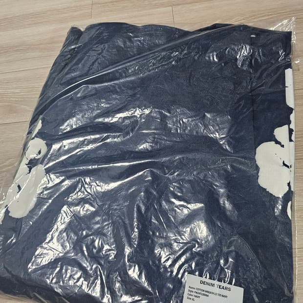 데님티어스 코튼리쓰 롱슬리브 네이비 xl 새상품