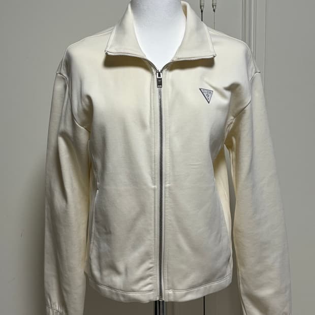 게스 크림아이보리 집업