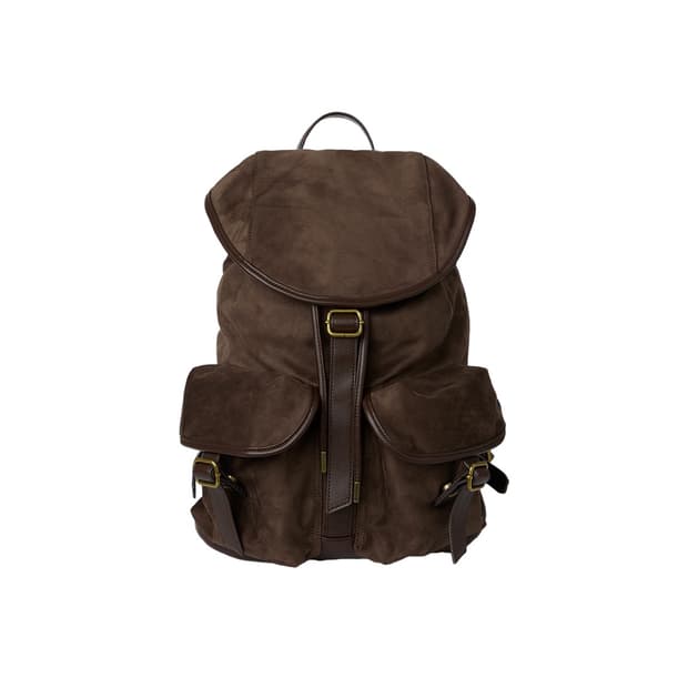 르아브 앨버트 스웨이드 럭색 브라운