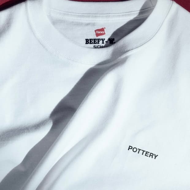 [새상품] 포터리 x 헤인즈 반팔티 3사이즈
