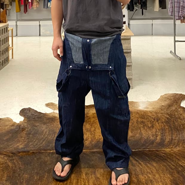VTG denim deck overall 빈티지 데님 데크 오버롤