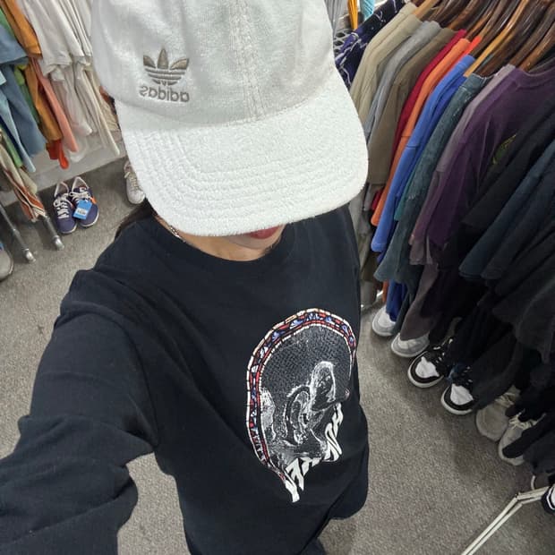 00s 아디다스 테리소재 볼캡