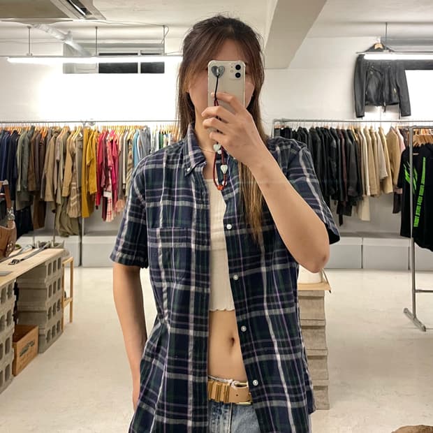 BEAMS madras check shirts 빔즈 마드라스 체크 셔츠