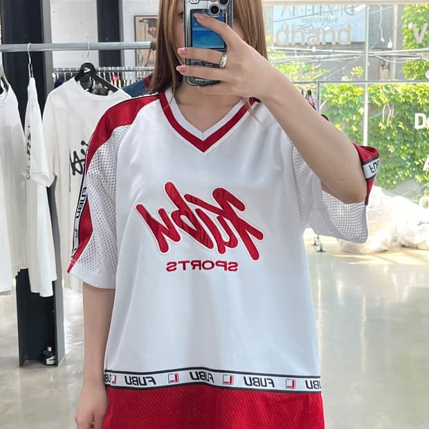 FUBU 90s 올드스쿨 빅로고 져지