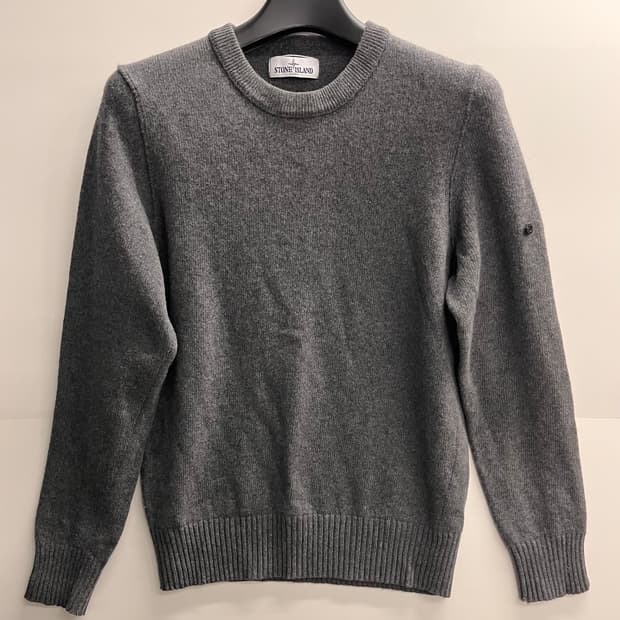 스톤아일랜드 울 니트 스웨터 L 그레이