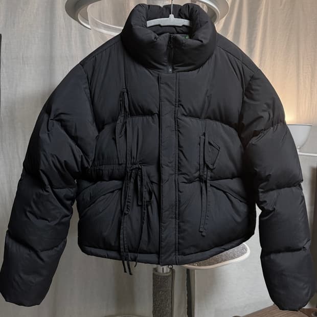 시눈 리본 패딩