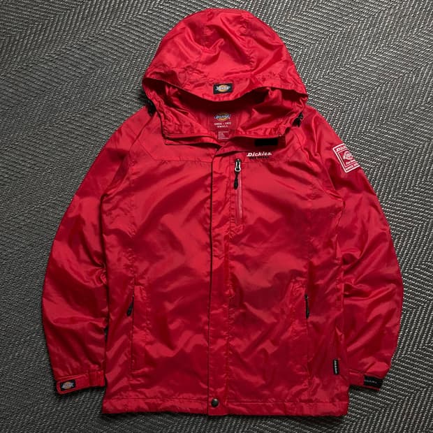 dickies 디키즈 올드스쿨 바람막이 자켓 레드o 6127