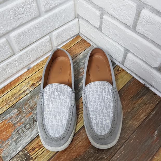 [40/정품] 디올 오블리크 그랑빌 로퍼 그레이