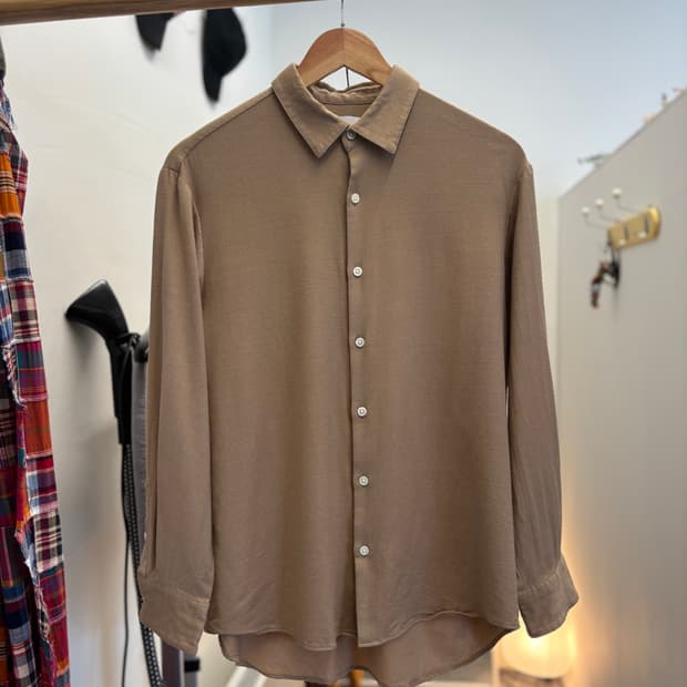 Studious wool poly shirt