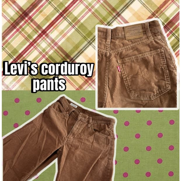 Levi’s corduroy pants