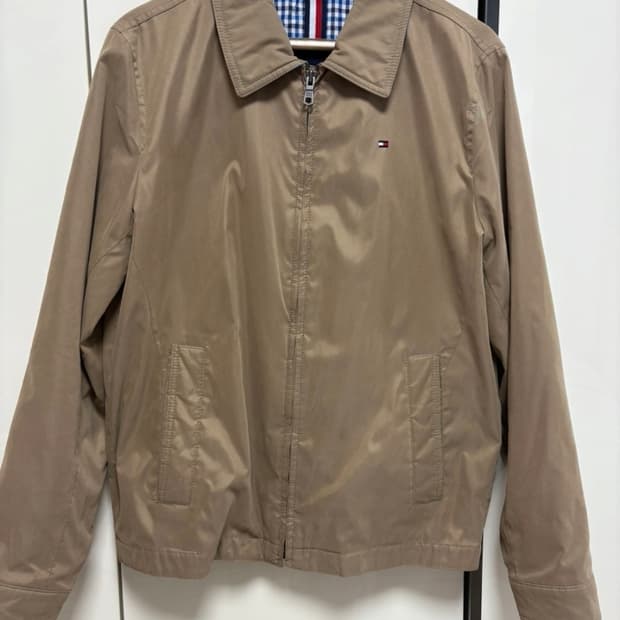 타미힐피거 자켓 카키 베이지 s