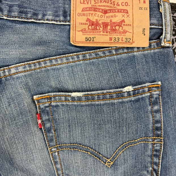 리바이스 501 데님 33/32