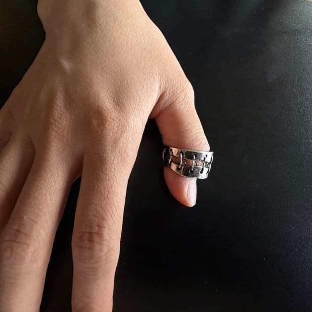 stitch wide ring