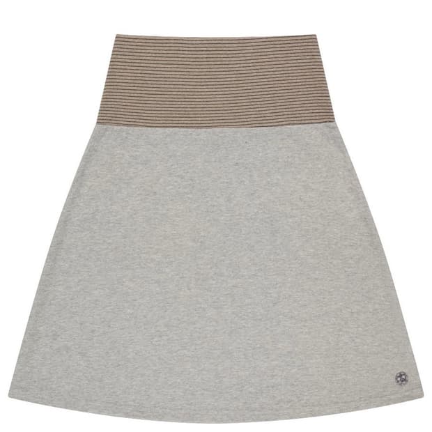 코이세이오 038 STRIPE SKIRT - MELANGE GREY